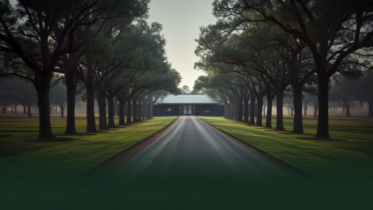 Oak-lined drive — Magnolia, TX